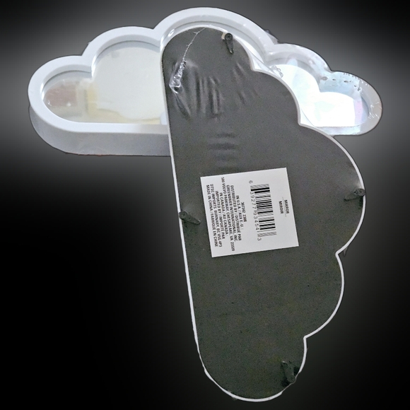 NWT 》2×《 WHITE CLOUD MIRRORS 10"×5"! - Picture 6 of 10